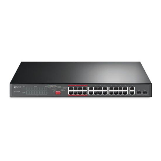 Switch TP-LINK TL-SL1226P - 24 Puertos - Fast Ethernet - 2 Gigabit - 2 SFP - No Gestionado - TL-SL1226P