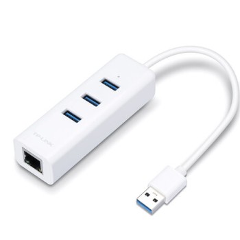 Hub USB TP-Link UE330 con 3 Puertos USB 3.0 y Puerto Ethernet Gigabit