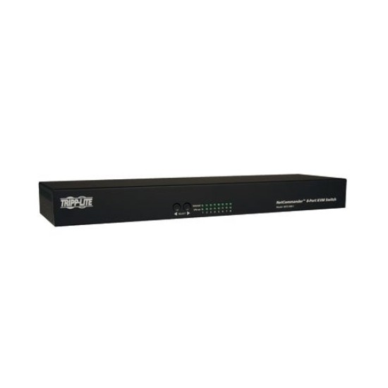 Switch KVM de 8 Puertos Net Comm - 1U - Montaje en Rack - Cat5 - B072-008-1