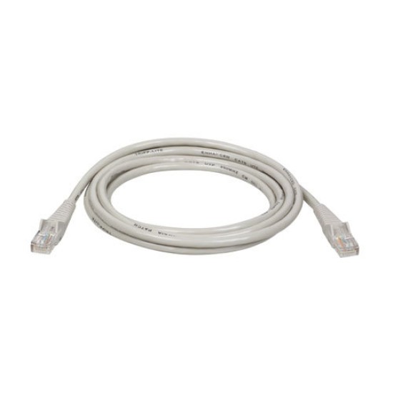 Cat5e 350mhz Snagless Patch Cable RJ45 M/m Gray 10-ft - N001-010-GY