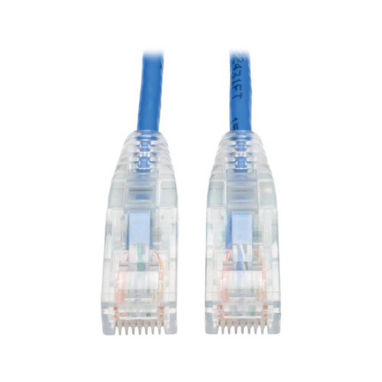 Cable de Red Tripp Lite - Cat6 - RJ-45 - 30 cm - UTP - Azul - N201-S01-BL