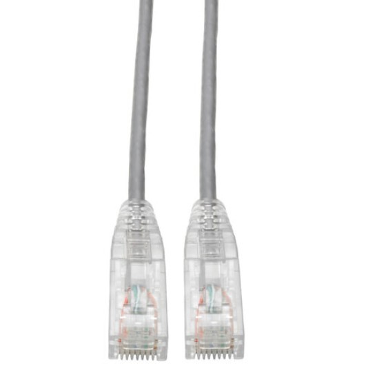 Cable de Red Tripp Lite N201-S01-GY - Cat6 - RJ-45 - 0.35M - Gris - N201-S01-GY