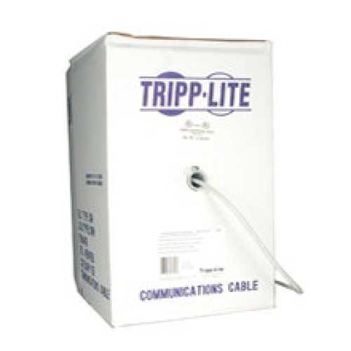 Bobina de Cable Ethernet Tripp Lite Cat6 1000 Pies 24 AWG Gris Modelo N222-01K-GY