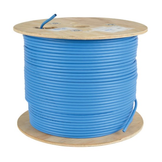 Bobina Tripp Lite - Cat6a - 305M - 23 AWG - Azul - N223-01K-BL