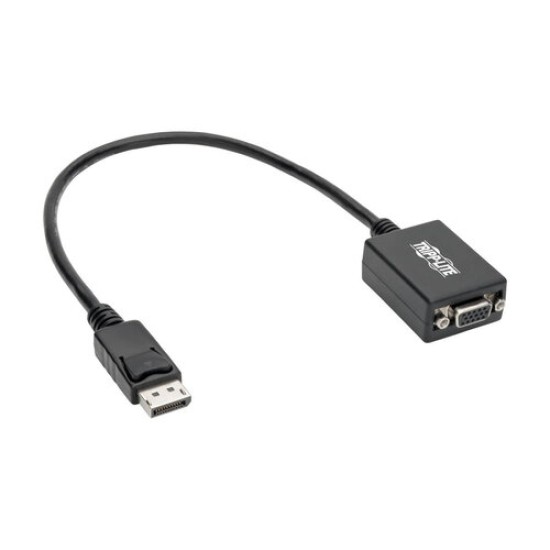 Convertidor DisplayPort a VGA Tripp Lite M/H - Negro - 30.5Cm - P134-001-VGA