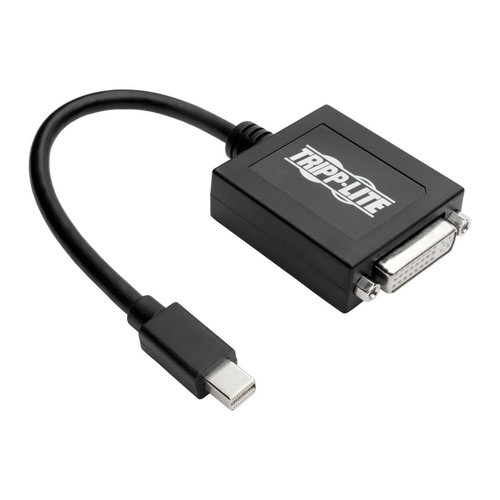Adaptador Tripp Lite Mini DisplayPort a DVI 1080p Negro Modelo P137-06N-DVIB