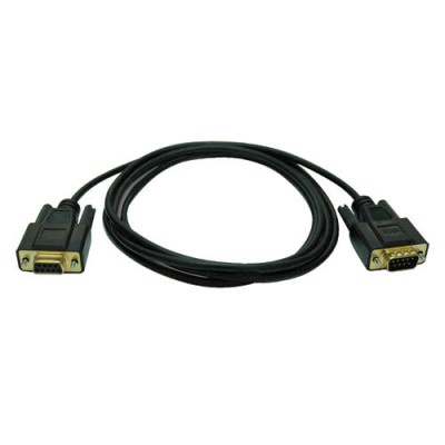 Cable de Módem Nulo Serial RS232 Tripp Lite P454-006 - 1.83m - DB9 - Macho/Hembra - Negro - P454-006 Cable de Módem Nulo Serial RS232 Tripp Lite P454-006 - 1.83m - DB9 - Macho/Hembra - Negro - P454-006