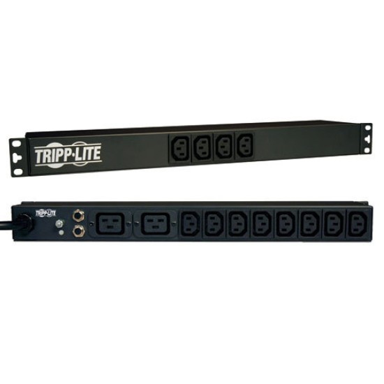 PDU Tripp Lite - 12 Contactos - C13 - 2 Contactos - C19 - Monofásico - 5 Adaptadores - PDUNV