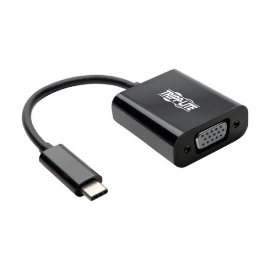 Convertidor Tripp Lite U444-06N-VB-AM - USB-C a VGA - 1080p - 60Hz - Negro - U444-06N-VB-AM