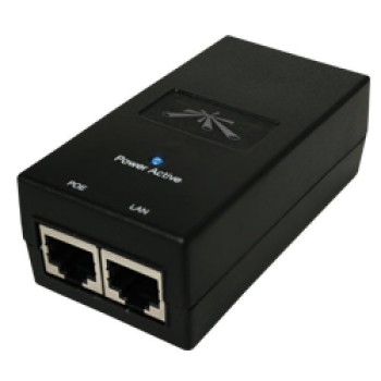 Inyector Ubiquiti - 2x RJ-45 - PoE - Gigabit - POE-24-12W-G