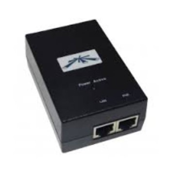 Inyector PoE Ubiquiti 48V 24W Gigabit 2 Puertos RJ-45 Modelo POE-48-24W-G