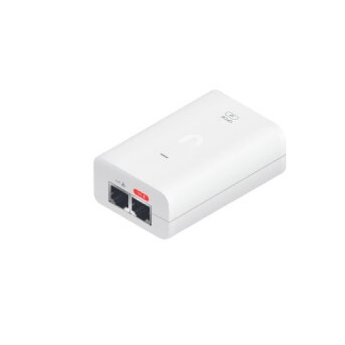 Inyector PoE Ubiquiti UniFi Gigabit 48V 2 Puertos RJ-45 Modelo U-POE-AF Inyector PoE Ubiquiti UniFi Gigabit 48V 2 Puertos RJ-45 Modelo U-POE-AF