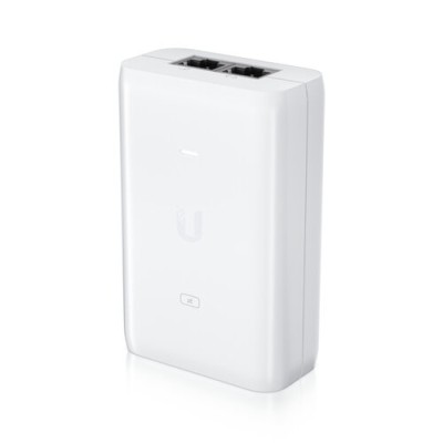 Adaptador PoE Ubiquiti U-POE-AT - 48VCD - 0.65A  - U-POE-AT