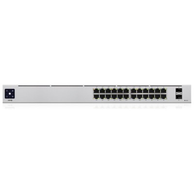 Switch Ubiquiti UniFi 24-Port PoE - 24 Puertos - Gigabit - PoE - 2 SFP - Gestionado - USW-24-POE