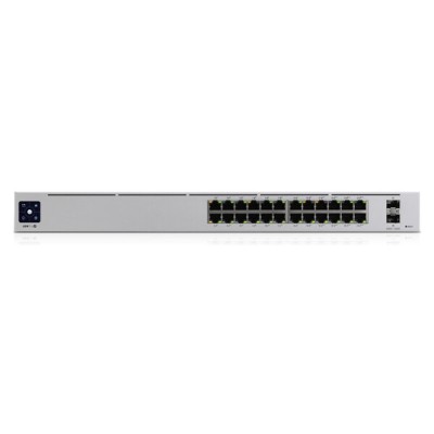 Switch Ubiquiti UniFi Switch PRO 24 PoE - 24 Puertos - Gigabit - 2 SFP - PoE - Gestionado - USW-PRO-24-POE