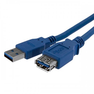 Cable StarTech.com Extension Alargador 1m - USB 3.0 - Macho a Hembra - Azul - USB3SEXT1M Cable StarTech.com Extension Alargador 1m - USB 3.0 - Macho a Hembra - Azul - USB3SEXT1M
