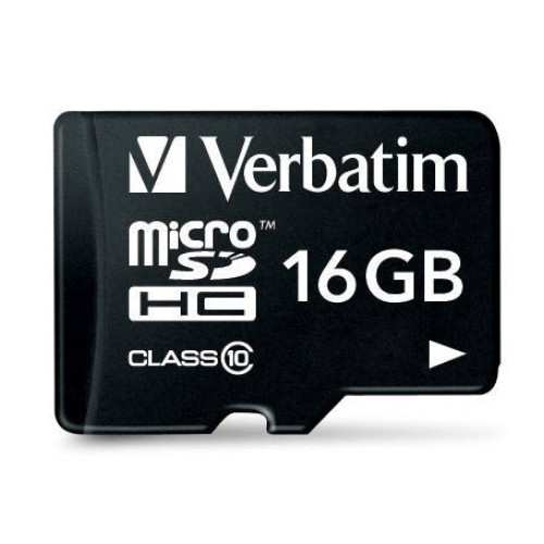 Memoria MicroSDHC Verbatim 16GB Clase 10 UHS-I con Adaptador Modelo VB44082 Memoria MicroSDHC Verbatim 16GB Clase 10 UHS-I con Adaptador Modelo VB44082