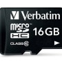 Memoria MicroSDHC Verbatim - 16GB - Clase 10 - UHS-I - C/Adaptador - VB44082