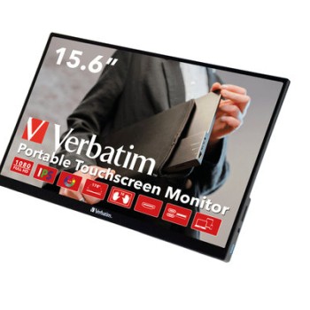 Monitor Verbatim PMT-15 15.6" Full HD Táctil IPS USB-C HDMI Modelo 49592