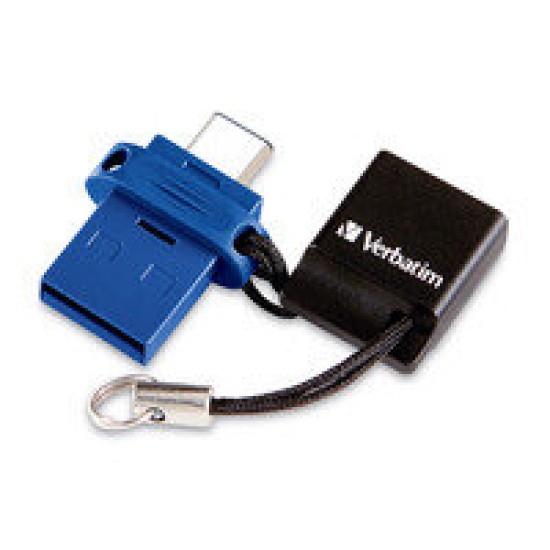 Memoria USB Verbatim 71275 - 128GB - USB 3.5 - USB C - Azul - VB71275