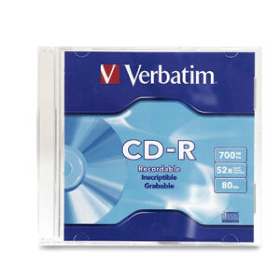 CD-R Verbatim - 52X - 700MB - Individual - 94776