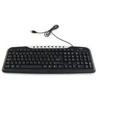 Teclado Multimedia Verbatim 98109 - USB - Negro  - 98109