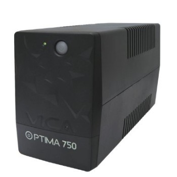 UPS VICA Optima 750 - 750VA/360W - 6 Contactos - Protección para Equipos Electrónicos
