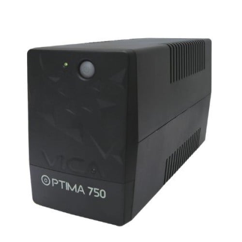 UPS VICA Optima 750 - 750VA/360W - 6 Contactos - Protección para Equipos Electrónicos UPS VICA Optima 750 - 750VA/360W - 6 Contactos - Protección para Equipos Electrónicos