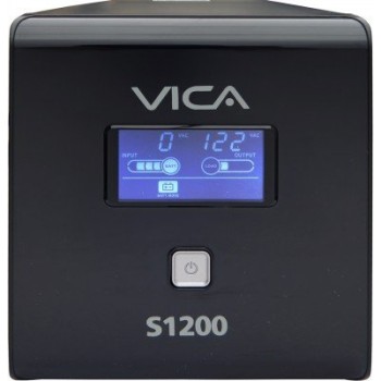 UPS VICA S1200 - 1200VA/600W - 6 Contactos - LCD - S1200