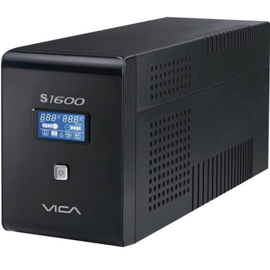 UPS VICA - 1600VA/900W - 8 contactos - LCD - S1600