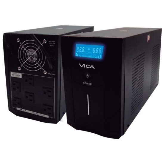 UPS VICA S3000 - 3000VA/1800W - 8 Contactos - LCD - AVR  - S3000