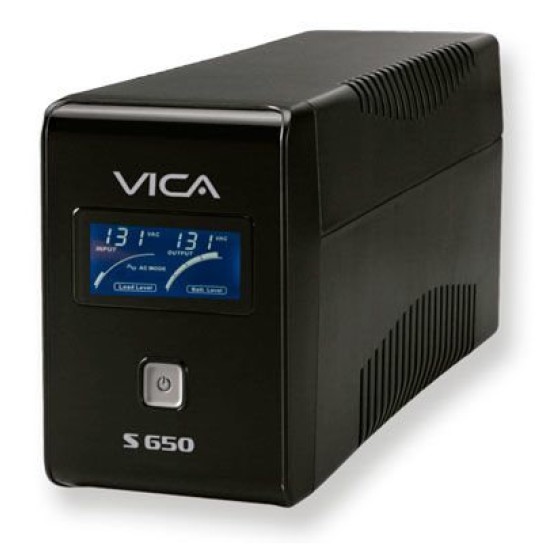 UPS VICA S650 - 650VA/360W - 6 Contactos - LCD - S650