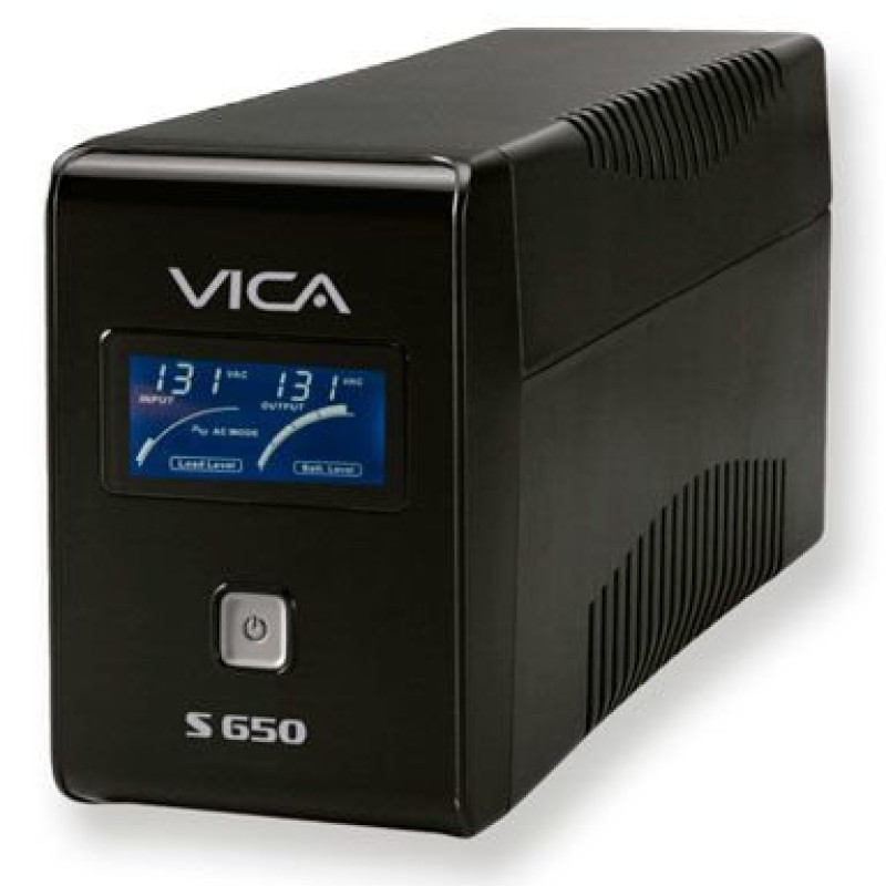 UPS VICA S650 - 650VA/360W - 6 Contactos - LCD - S650