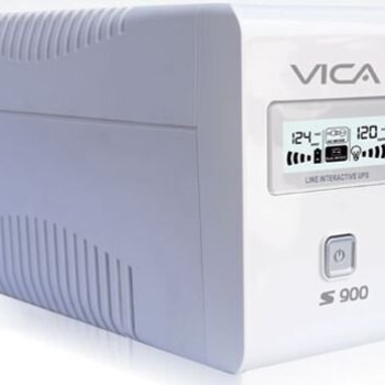 UPS VICA S900 - 900VA/550W - 6 Contactos - Pantalla LCD - Protección Integral