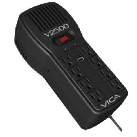 Regulador VICA - 2500VA/1500W - 8 Contactos - V2500