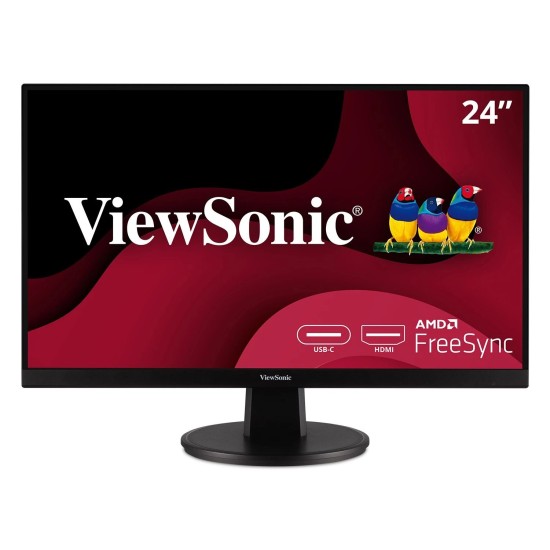 Monitor ViewSonic VA2447-MHU - 23.8" - Full HD - HDMI - VGA - Altavoces incorporados - VA2447-MHU