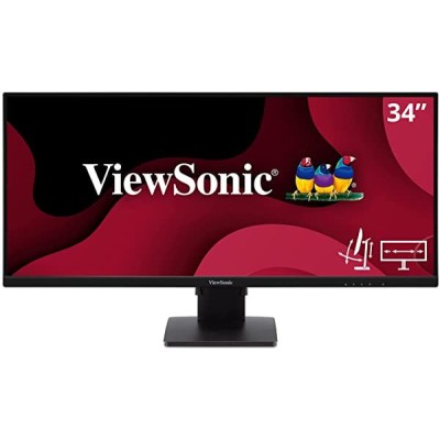Monitor ViewSonic VA3456-MHDJ - 34" - WQHD - HDMI - DisplayPort - Altavoces integrados - VA3456-MHDJ