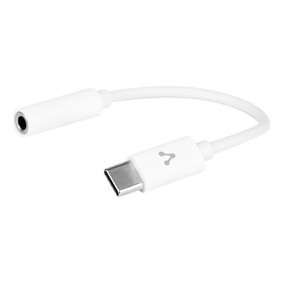 Adaptador Vorago ADP-209 - USB-C a 3.5mm - Blanco - ADP-209