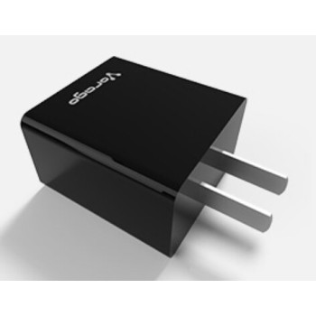 Cargador para Pared Vorago AU-106-V2 - 5V - 2 Puertos USB - Negro - AU-106-V2-BK