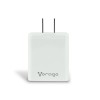 Cargador de Pared Vorago AU-350 - USB 3.0 - USB-C - Blanco - AU-350-WH Cargador de Pared Vorago AU-350 - USB 3.0 - USB-C - Blanco - AU-350-WH