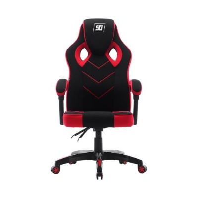 Silla Gamer Vorago Start The Game - Soporta 120 kg - Negro con Rojo - CGC301-RD