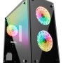 Gabinete Gamer Game Factor CSG550 - Micro-ATX/Mini-ITX - 3x Ventilador Frontal - Panel Lateral - CSG550