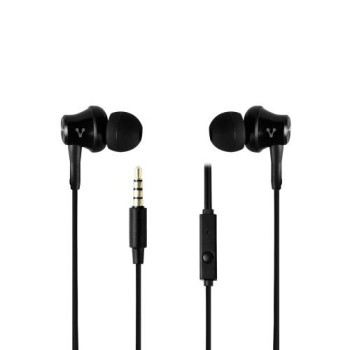 Auriculares Vorago EP-104 - Alámbricos - 3.5mm - Micrófono - Negro - EP-104