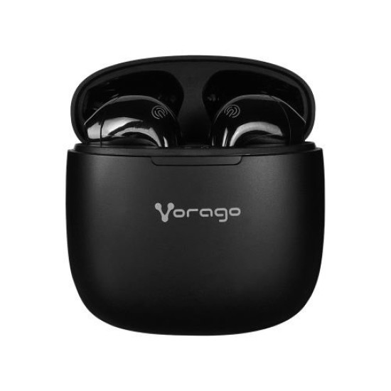 Auriculares Vorago ESB-305 - Inalámbricos - Bluetooth - Micrófono - Negro - ESB-305