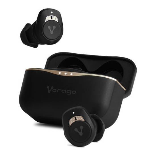 Auriculares Vorago Earbuds BT 600 ANC - Inalámbrico - Bluetooth - Micrófono - Negro - ESB-600-ANC