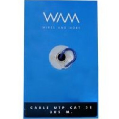 Bobina WAM - Cat5e - 305M - Azul - CAT5E-AZUL