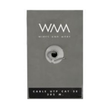 Bobina WAM - Cat5e - 305M - 24 AWG - Gris - CAT5E-GRIS