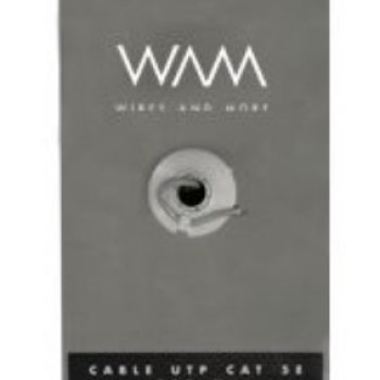 Bobina WAM - Cat5e - 305M - 24 AWG - Gris - CAT5E-GRIS