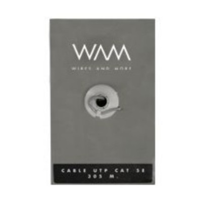 Bobina WAM - Cat5e - 305M - 24 AWG - Gris - CAT5E-GRIS