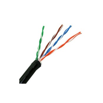 Bobina WAM - Cat5e - 305M - 24 AWG - Negro - CAT5E-OUT-NEGRO
